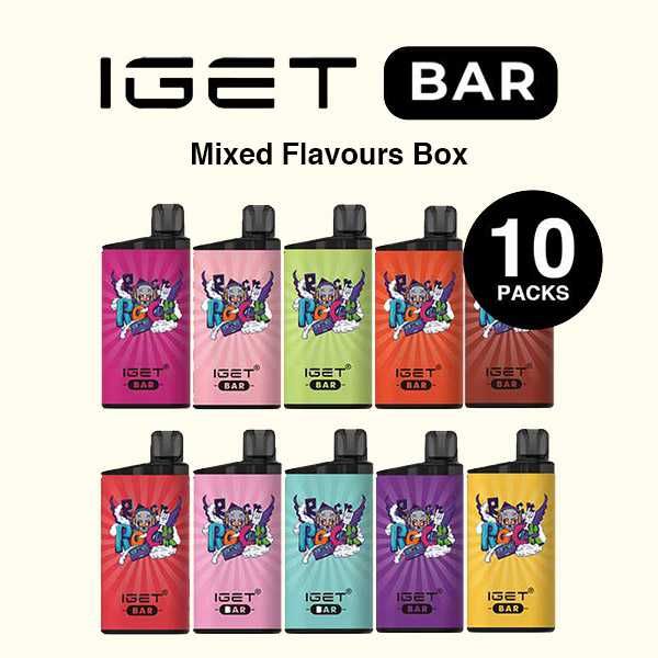 10-pack of IGET Bar Pro 10,000 Puffs