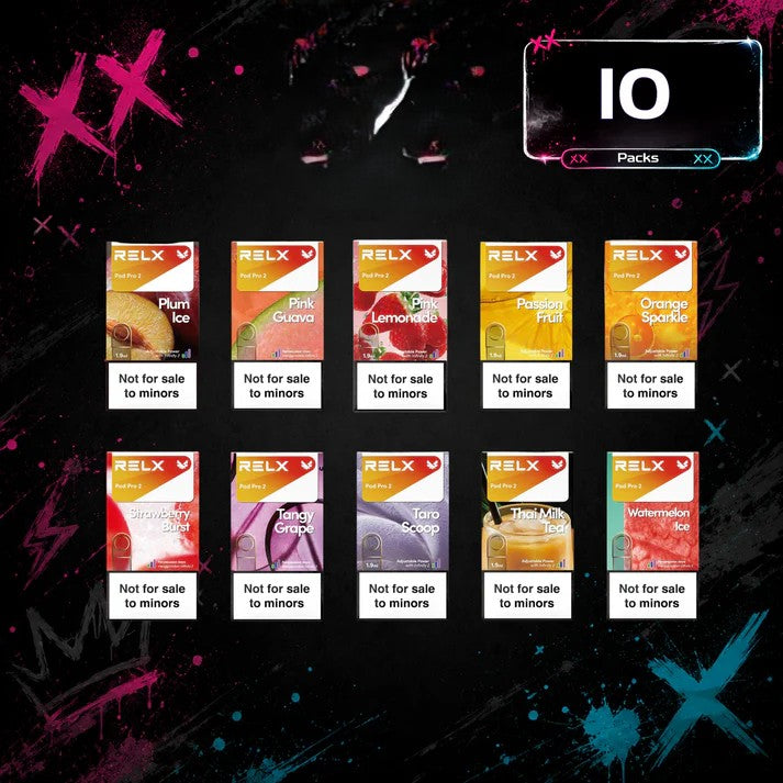 Clearance Sale – 10 × Relx Pods