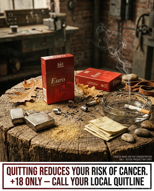 Euro Red Cigarettes 20s x 10 Packs – Full-Flavour Strength