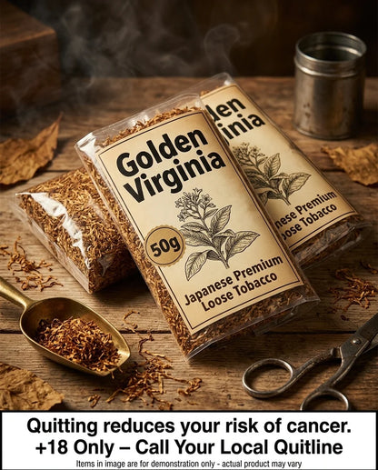 Golden Virginia 50g Japanese Premium Loose Tobacco