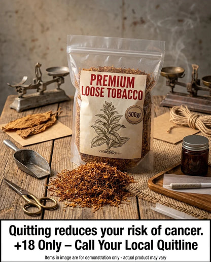 Premium Loose Tobacco 500g – Rich Blend