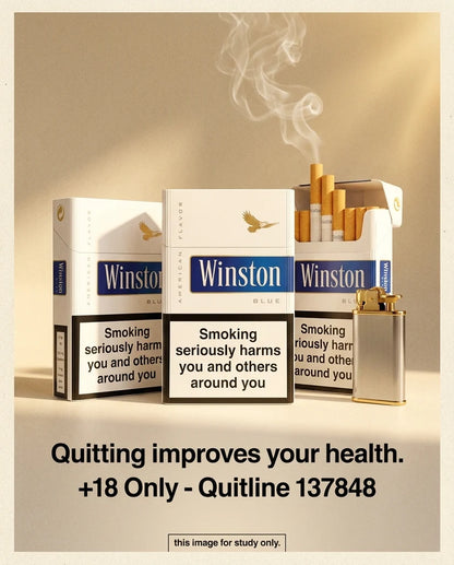 Winston Blue Euro Cigarettes 20s x 10 Packs