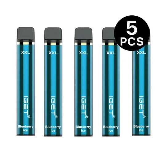 5 PCS IGET XXL 1800 Puffs – Blueberry Ice